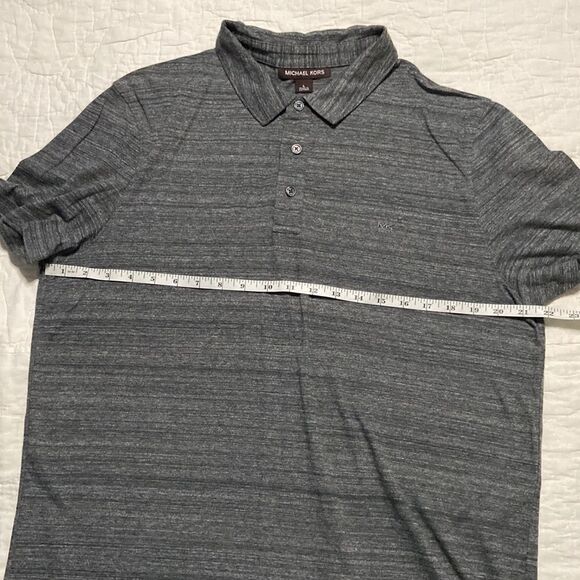 NWOT Michael Kors Gray Polo size Large - Picture 4 of 5